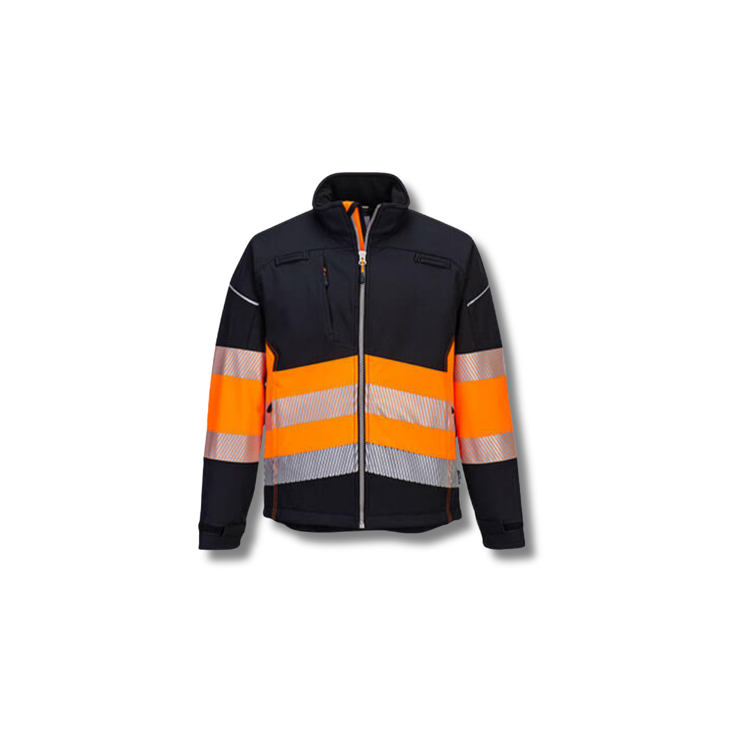 PW375 - Veste Softshell PW3 Haute Visibilité Classe 1