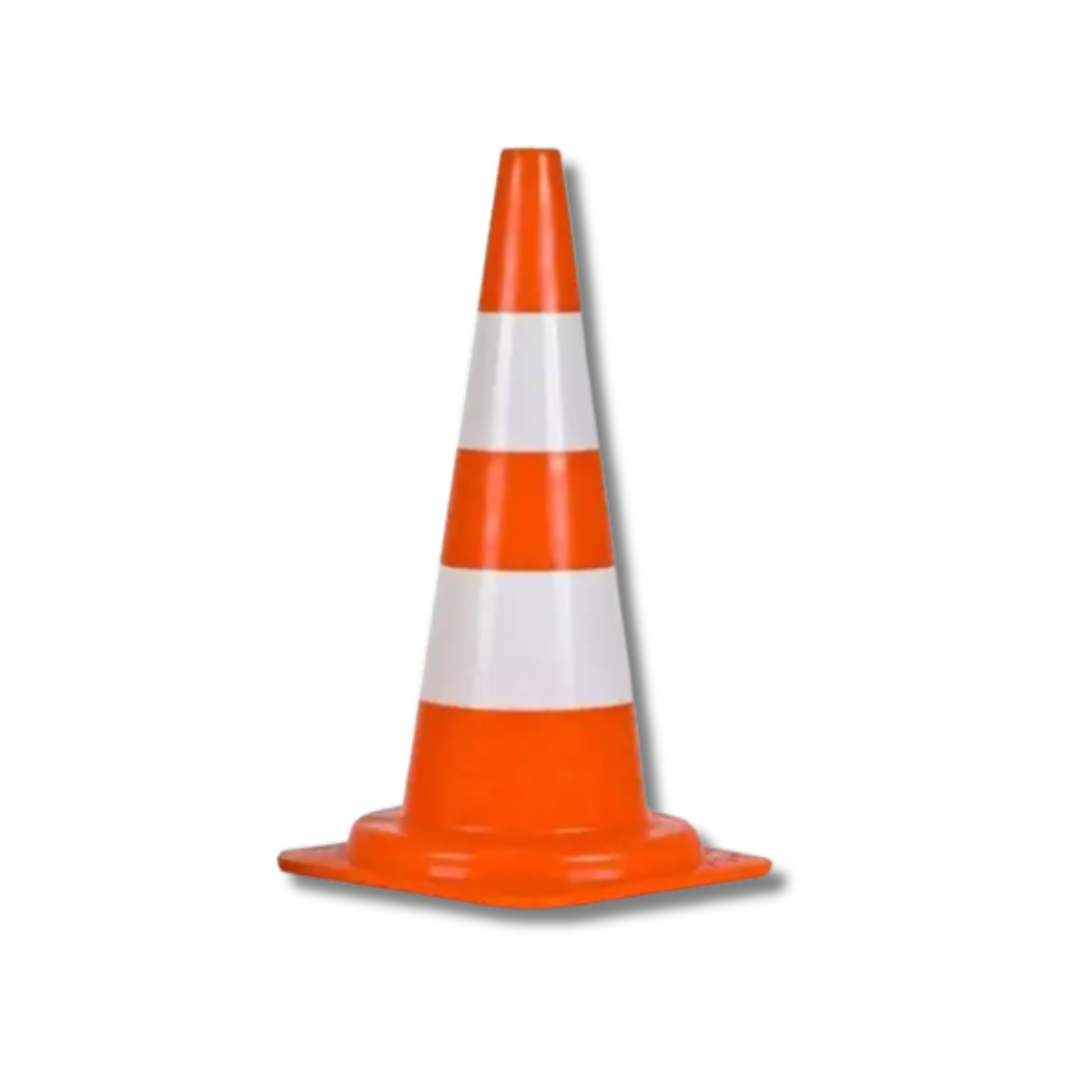 Cônes Balise de signalisation bandes réfléchissantes 50cm