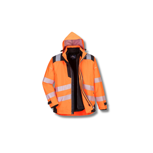 PW365 - Parka PW3 3-en-1 haute visibilité