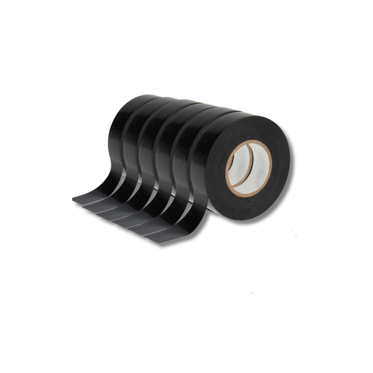 Rubans adhésifs isolants noirs – par 8
